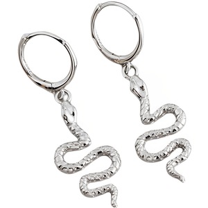 ANYCO Earrings Sterling Silver Cute Chic Punk Long Bohemian Snake Stud For Women Girl Teen Fashion Stylish Accessories Jewelry Gifts