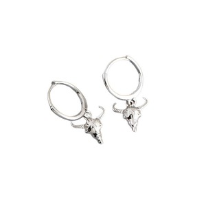 ANYCO Earrings Sterling Silver Cute Halloween Elk Pendant Stud For Women Girl Teen Elegant Perfect Fashion Stylish Accessories Jewelry Gifts