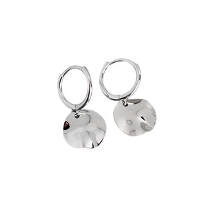 ANYCO Earrings Sterling Silver Minimalist Geometric Round Uneven Stud For Women Teen Girl Elegant Perfect Fashion Stylish Accessories Jewelry Gifts