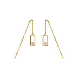 ANYCO Fashion Earrings Gold Genuine 925 Sterling Simple Geometric Luxury Zircon Ear Buckle for Women Teen Party Jewelry Gift