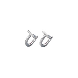 ANYCO Fashion Earrings Silver Genuine 925 Sterling Romantic Unique Floral Bead Stud for Women Sweet Charming Five-petal Flower Jewelry
