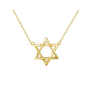 ANYCO Necklace 18k Gold Plated 925 Silver Star Pendant Gift Jewelry