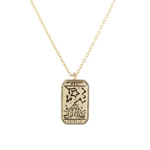 ANYCO Necklace 925 Silver for Women Constellation Pendant Gold Platting 18K Jewelry