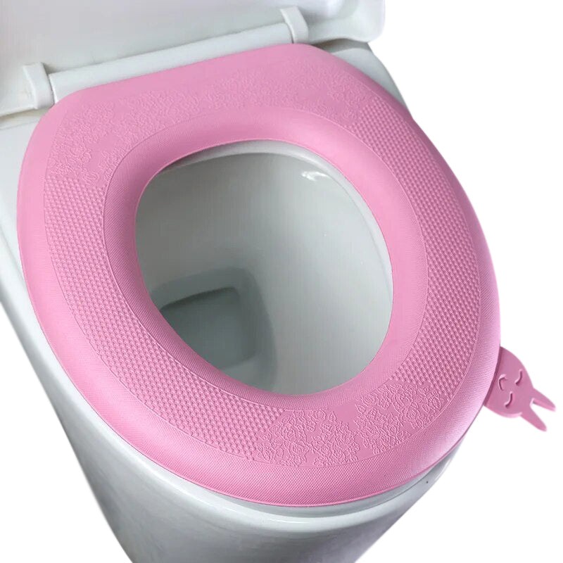 Buy Anyhouz Toilet Seat Cover Pink Washable Mat Pad Cushion Oshape