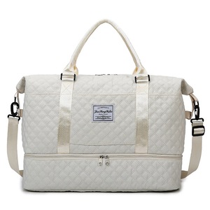 ANYMOM Mommy Diaper Bag Beige Handbag for Mom Waterproof Tote Yoga Gym Wet Bag Large Capacity for Travel and Sports