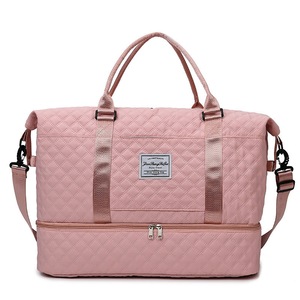 ANYMOM Mommy Diaper Bag Pink Handbag for Mom Waterproof Tote Yoga Gym Wet Bag Large Capacity for Travel and Sports