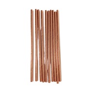 ANYPARTY Straw Rose Gold 25Pcs Disposable Party Needs