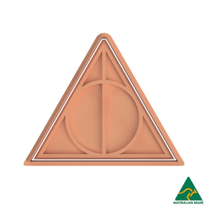 Buy Harry PotterDeathly Hallows Emblem Cookie Cutter and Embosser Stamp MyDeal