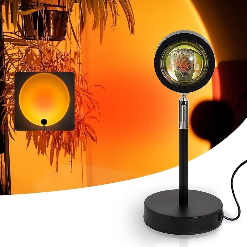 Streamlet Sunset Lamp, 16 Colors Sunset Projection Lamp with Remote,  Multiple 
