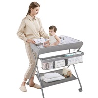 Toddly FlexiStation Baby Changing Table Adjustable & Foldable for Maximum Comfort