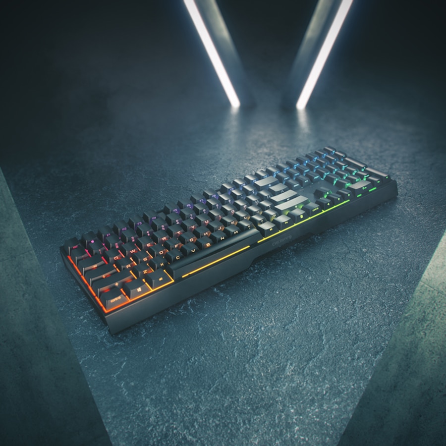 CHERRY MX 3.0S Wireless RGB Gaming Keyboard BLACK Version MX Blue Switch