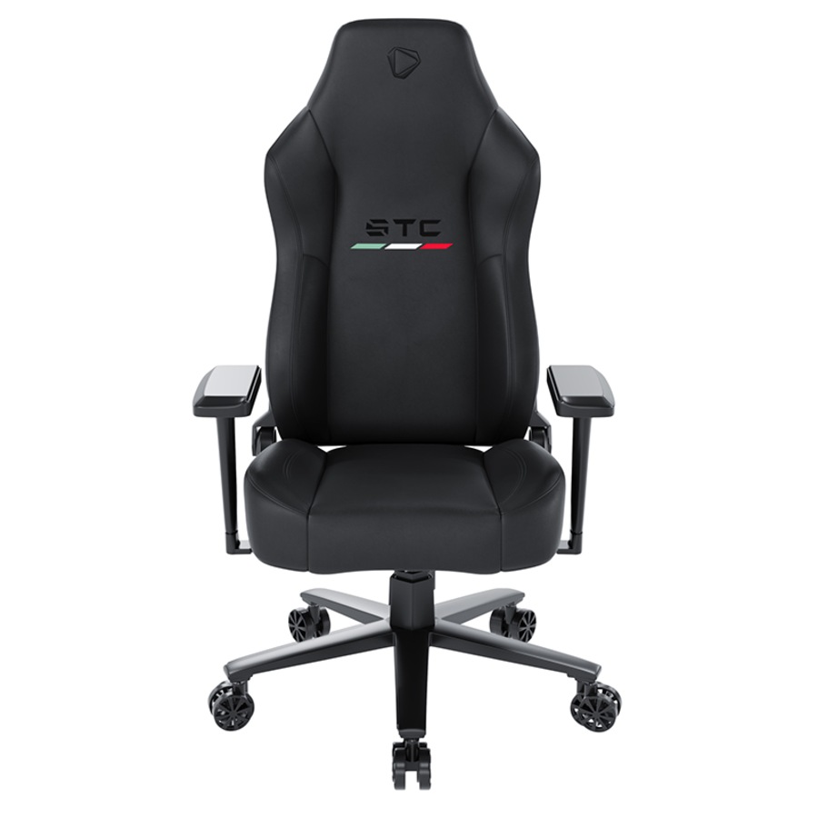 OneX STC Elegant Real Leather Series Gaming Chair Black