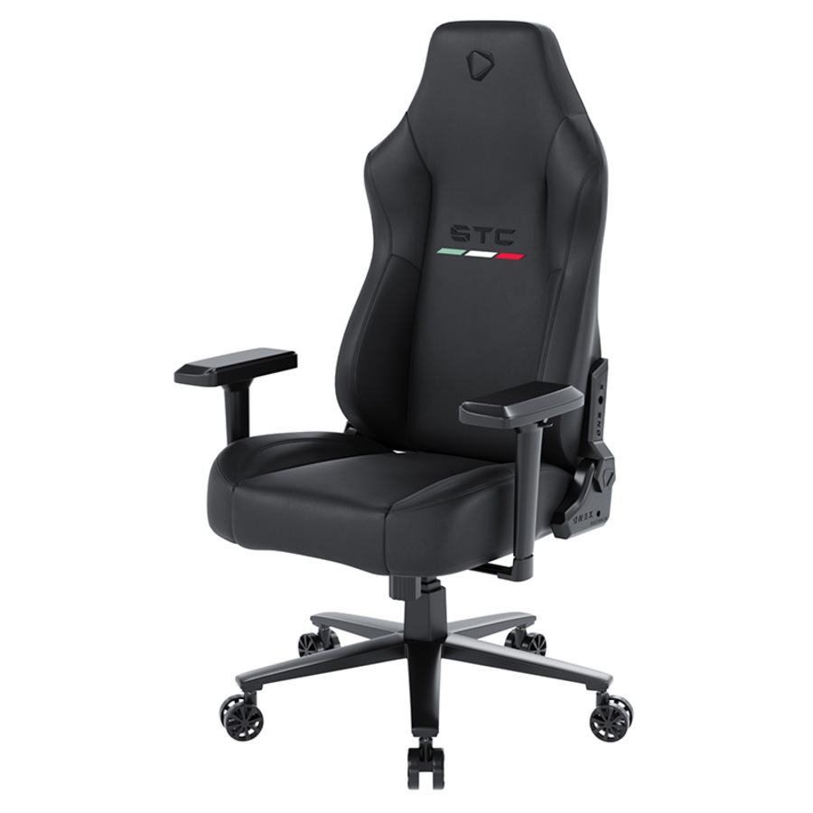 OneX STC Elegant Real Leather Series Gaming Chair Black