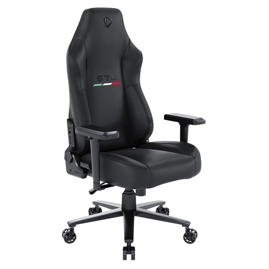 OneX STC Elegant Real Leather Series Gaming Chair Black