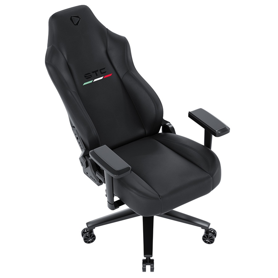 OneX STC Elegant Real Leather Series Gaming Chair Black