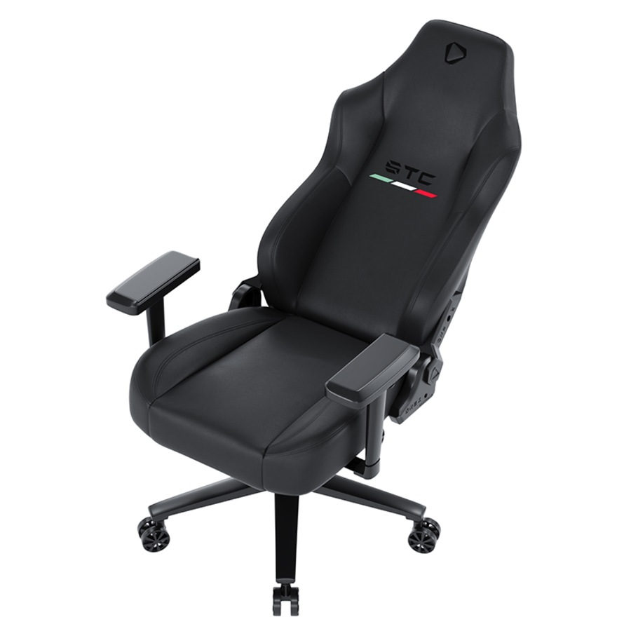 OneX STC Elegant Real Leather Series Gaming Chair Black