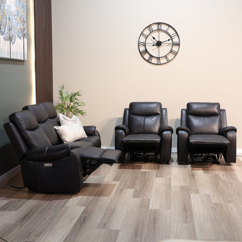 Buy Jason Genuine Leather Electric Recliner MyDeal