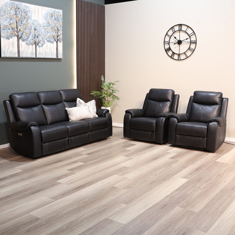 Buy Jason Genuine Leather Electric Recliner MyDeal