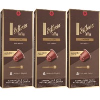 3 Pack Vittoria Coffee Capsules Italian Blend Aluminium Pods Capsules Pack 10