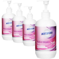 4 Pack Northfork Liquid Handwash Hand Wash 500mL Pink Soap