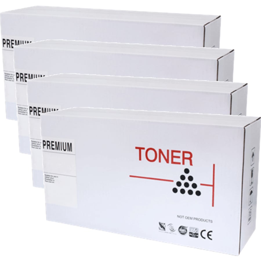 4 Pack Whitebox Compatible Brother TN2350 Toner Ink Cartridge Black TN-2350