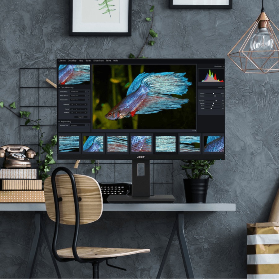 Acer B7 Series B277D 27" Inch Computer Monitor Webcam