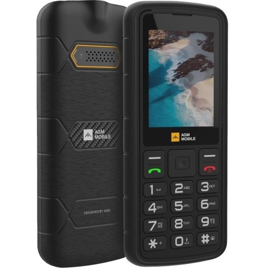 AGM M9 Rugged Mobile Phone 4G Unlocked Dual Sim 2.4" Black