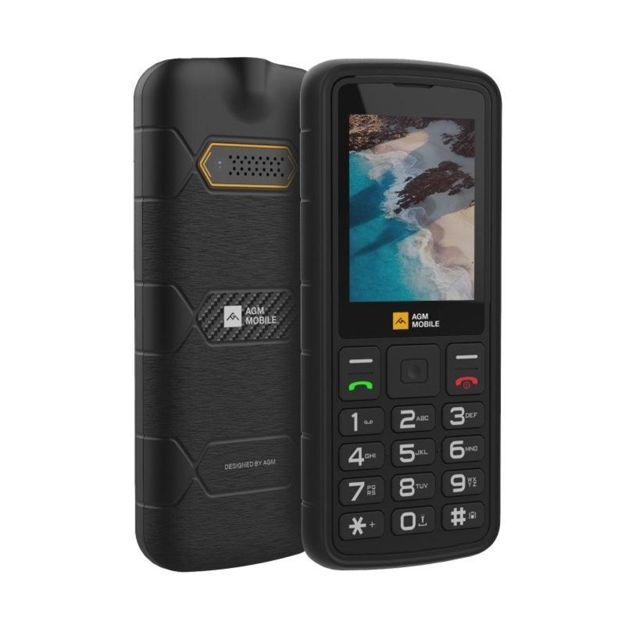 AGM M9 Rugged Mobile Phone 4G Unlocked Dual Sim 2.4" Black