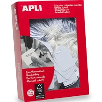 Apli Strung Tickets Tags 18x29mm White Box 1000