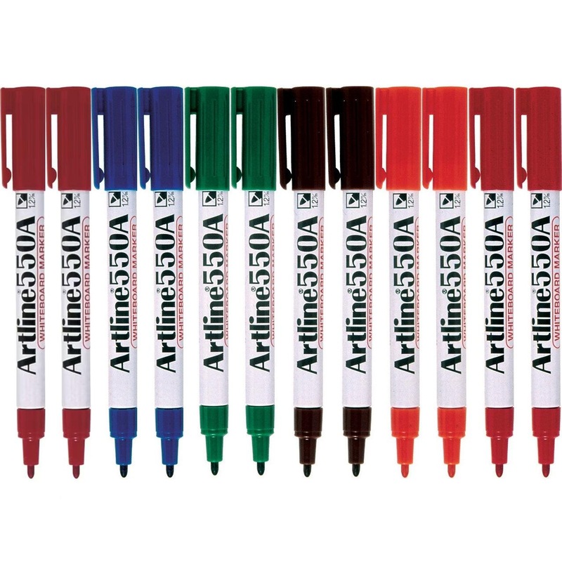 Buy Artline 550A Whiteboard Marker 1.2mm Bullet Assorted Colours Pack
