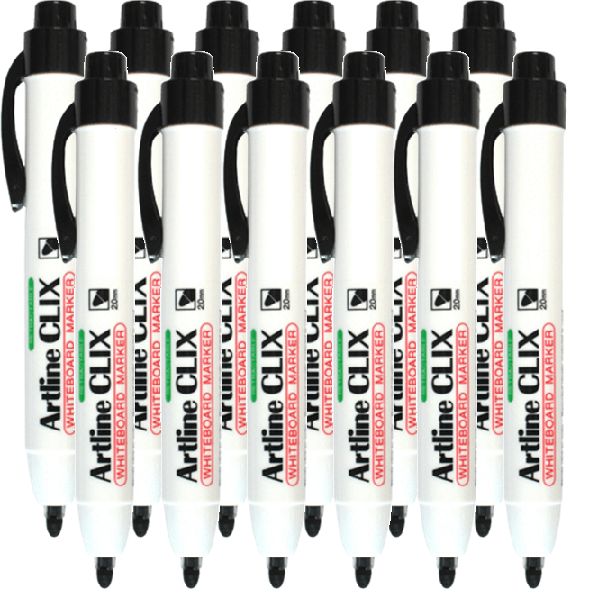 Buy Artline 573 Clix Retractable Whiteboard Marker Pen 1.5mm Bullet ...