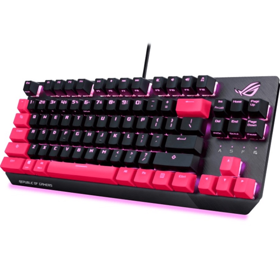 Buy ASUS ROG Strix Scope TKL Compact Gaming Keyboard Electro Punk Pink ...