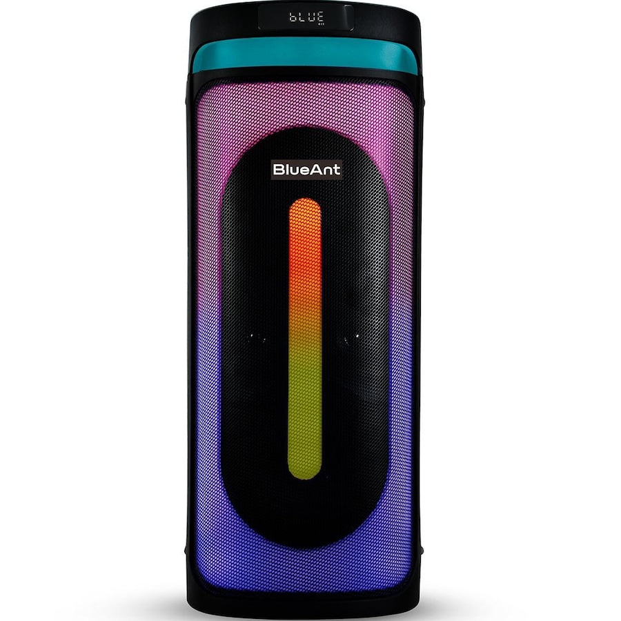 BlueAnt Portable X6 Bluetooth Party Speaker Light Up Black