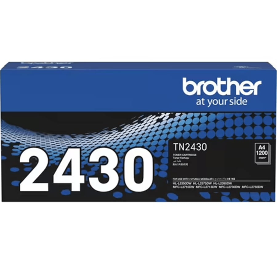 Brother TN-2430 Toner Ink Cartridge Printer Original Genuine TN2430