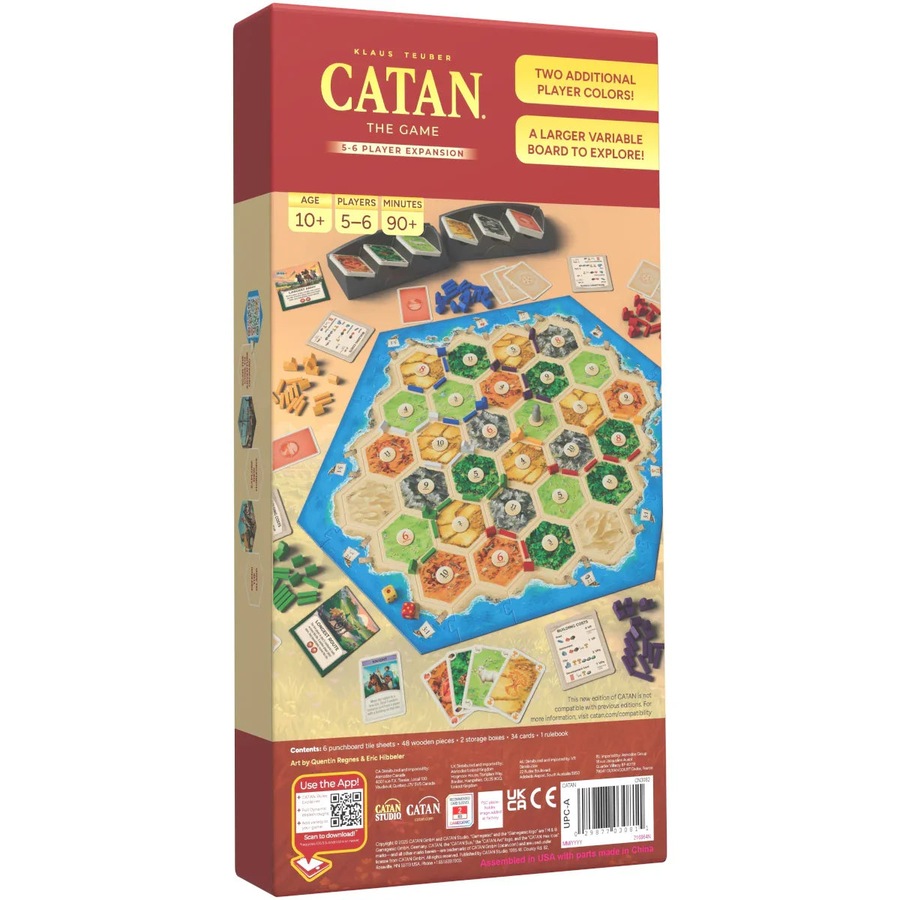 Catan Studio CATAN® 6th Edition 5-6 Player Expansion Tabletop Strategy Game