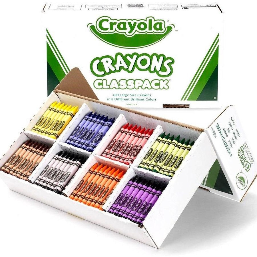 Crayola Crayons Large Assorted Classpack 400