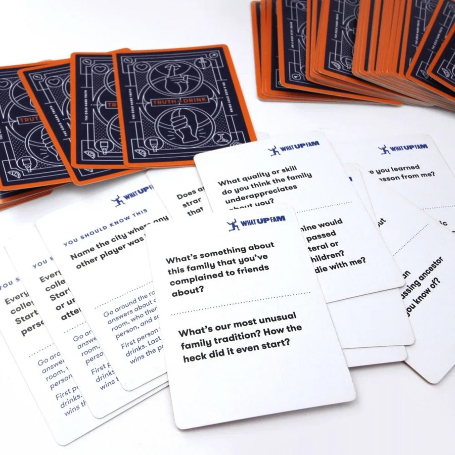 Cut Games Truth or Drink What Up Fam Expansion Pack Party Game