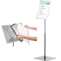 Durable Duraview Floor Sign Stand A3 height Adjustable Tilt