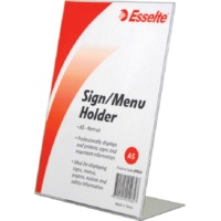 Esselte Sign / Menu Holder Slanted Portrait A5