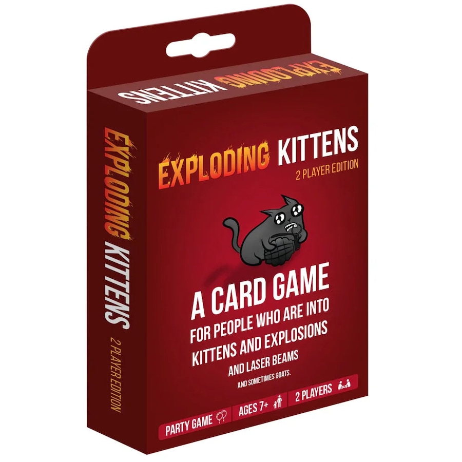 Exploding Kittens 2 Player Edition Party Game