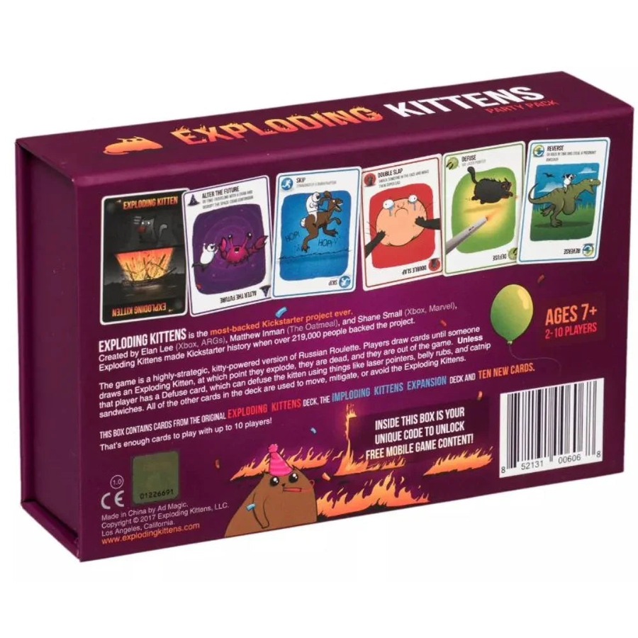 Exploding Kittens Party Pack Party Game