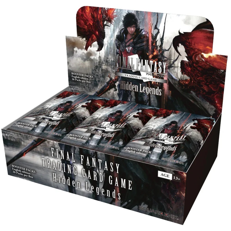 Final Fantasy Trading Card Game Opus XXIV Hidden Legends 36 Booster Packs Display Box