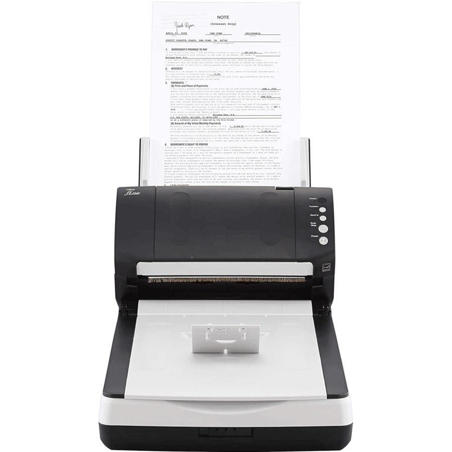 Fujitsu Fi-7240 Document Scanner A4 Duplex 40ppm 80sht ADF 600 Dpi