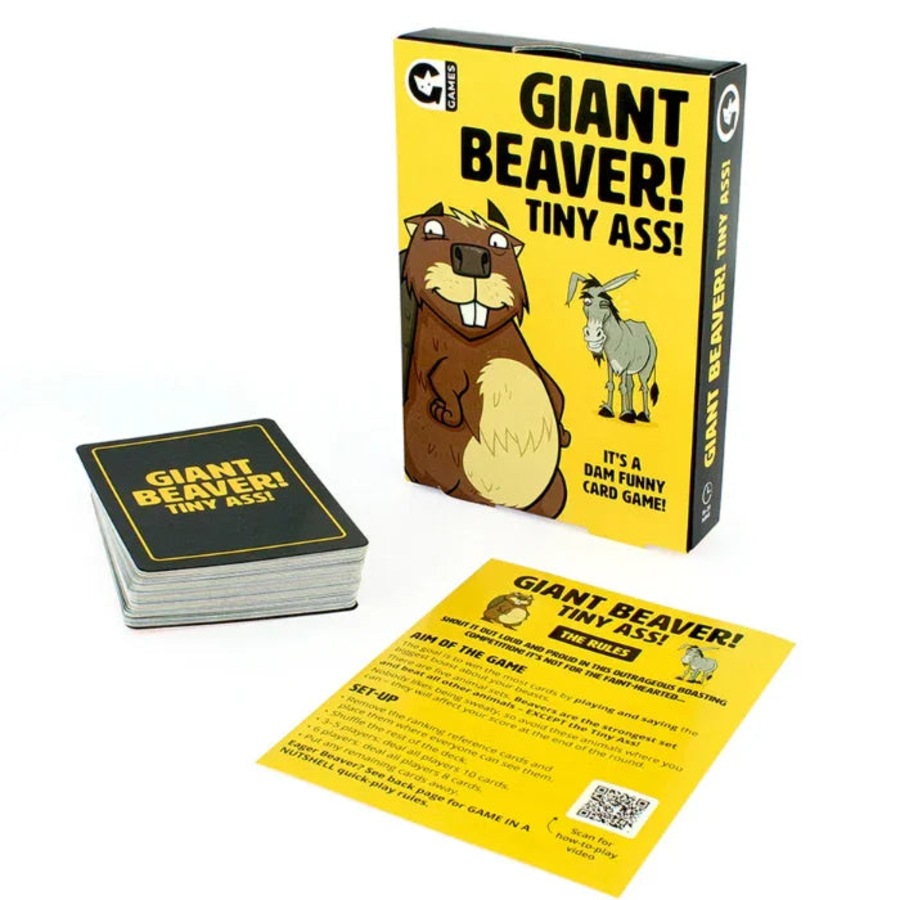 Ginger Fox Giant Beaver Tiny Ass Party Game