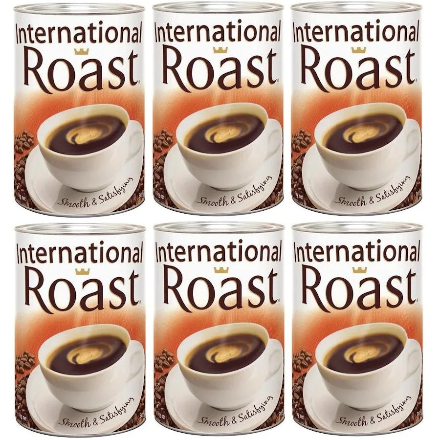International Roast Instant Coffee 1kg Tin Pack 6 Bulk Carton