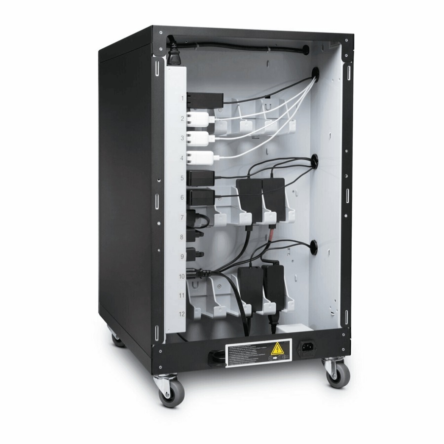 Kensington AC12 Chromebook/Laptop/iPad Charging Cabinet Trolley Secure