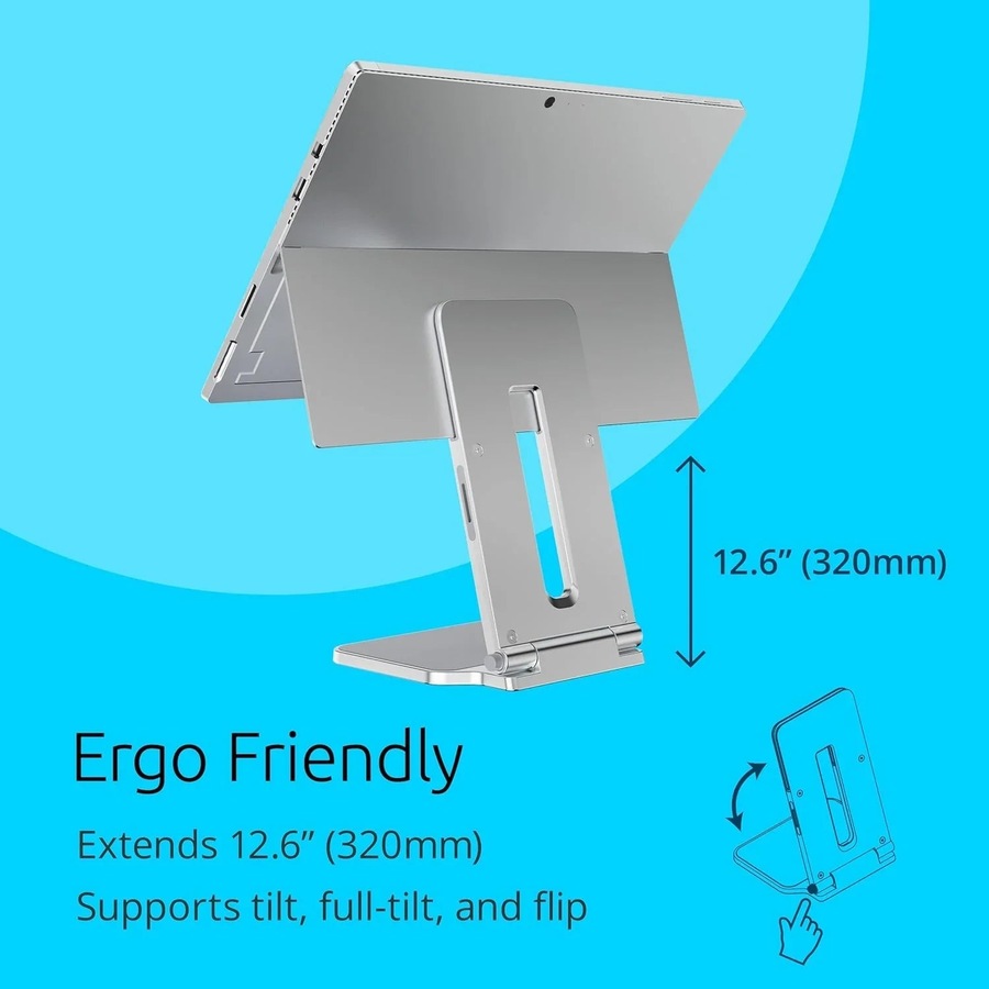 Kensington Elevated Stand Holder for Microsoft Surface Pro Go