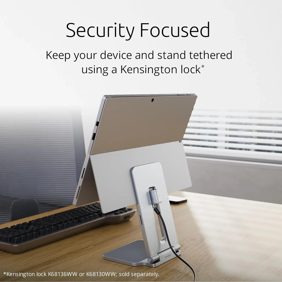 Kensington Elevated Stand Holder for Microsoft Surface Pro Go