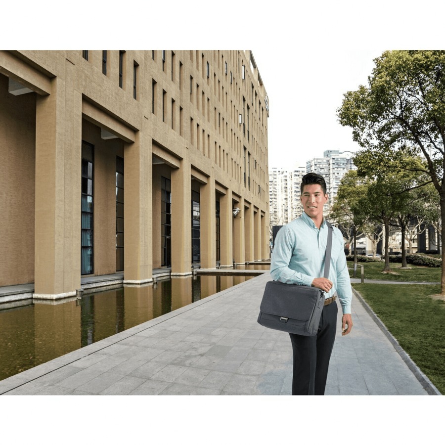 Kensington Metro Laptop Messenger Bag Grey