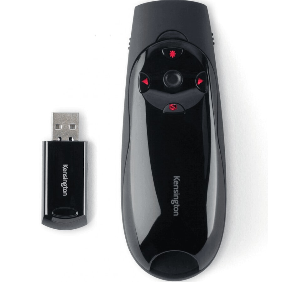 Kensington Presenter Clicker Expert Laser Pointer With Red Laser Mac Windows